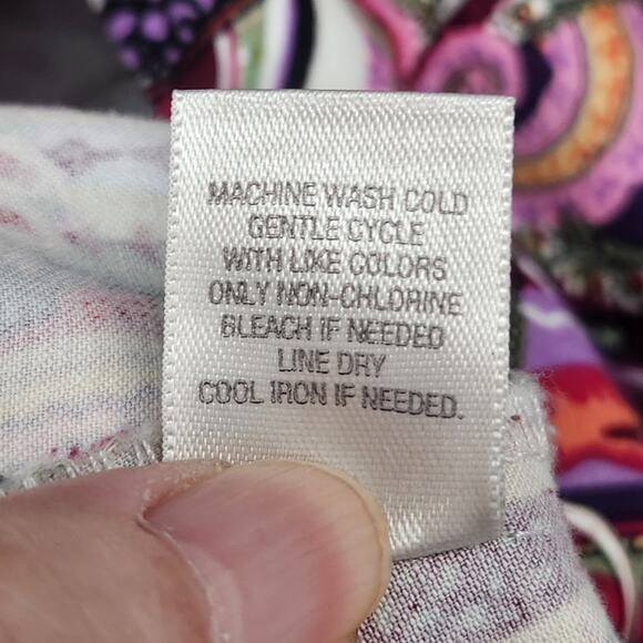 C.J. Banks Purple Pink Paisley Cropped One-Button Swing Jacket Women's Plus 2X - Picture 6 of 11